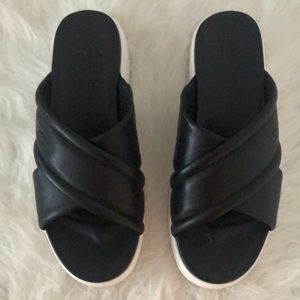 Black Ugg Slides